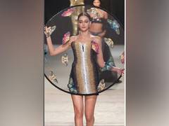 
      
      Ananya Panday walks for Rahul Mishra at Paris Haute Couture Week 
      
      