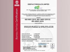 
      
      Deepak Phenolics Ltd is now accredited as ISO Certified Company
      
      