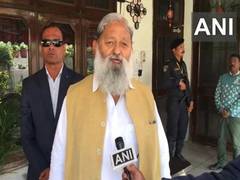 
      
      Haryana's Home Minister Anil Vij slams Congress
      
      