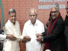 
      
      Former Karanataka Chief Minister Jagadish Shettar rejoins BJP
      
      