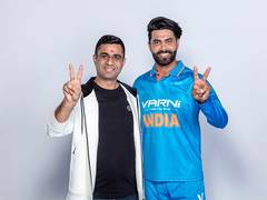 
      
      Cricketer Ravindra becomes face of brand VARNI
      
      