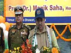 
      
      CM Manik Saha attends observance of 150 years of Tripura Police
      
      