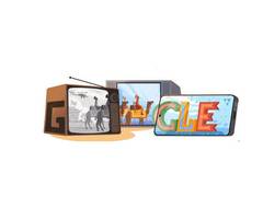 
      
      Google Doodle features parade on different screens over decades
      
      