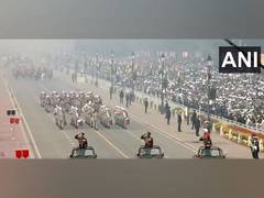 
      
      75th Republic Day Parade March Past kicks off
      
      