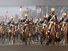 
      
      First army contingent 61 Cavalry parades at Kartavya Path
      
      