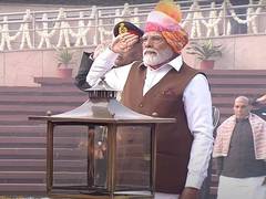 
      
      On 75 th Republic Day PM Modi’s pagdi sports yellow of 'Bhagwan R
      
      