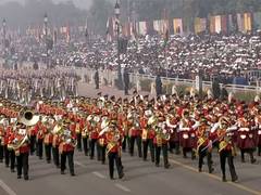 
      
      Republic Day: CRPF women contingent band marches at Kartaya Path
      
      