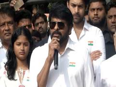 
      
      Actor Chiranjeevi unfurls national flag at his blood bank
      
      