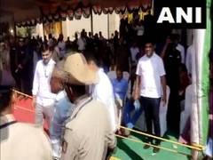 
      
      Bengaluru: Man tries to approach CM Siddaramaiah, detained
      
      