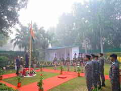 
      
      75th Republic Day: Jaishankar unfurls Tricolour at his residence
      
      