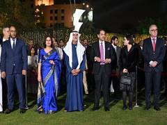 
      
      Nahyan bin Mubarak attends reception marking India's Republic Day
      
      