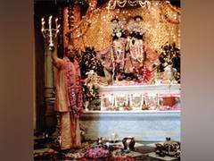
      
      Hare Krishna Mandir organises Pushpa Abhishek of Lord Krishna
      
      