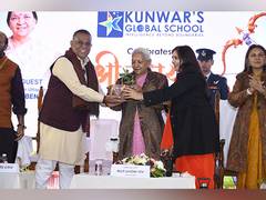 
      
      Governor Anandiben Patel attends function of Kunwar Global School
      
      