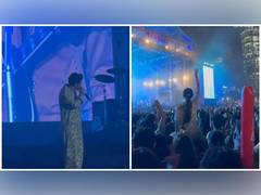 
      
       Crowd chants ‘Jiju’ during Nick Jonas performs in India
      
      
