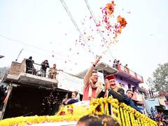 
      
      Uttarakhand CM Dhami holds roadshow in Rudraprayag, gift schemes 
      
      