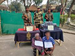 
      
      BSF nabs two Bangladeshi smugglers, foils drug smuggling bid
      
      