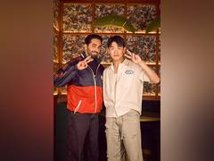 
      
      Ayushmann treats K-pop star Eric Nam to Indian delicacies
      
      