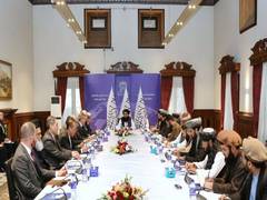 
      
      Afghanistan's acting Foreign Minister meets regional ambassadors
      
      