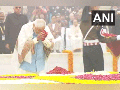 
      
      PM Modi pays tribute to Mahatma Gandhi on his 76th anniversary
      
      