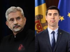 
      
      Jaishankar greets Mihai Popsoi on his appointment as Moldova's Deputy PM
      
      