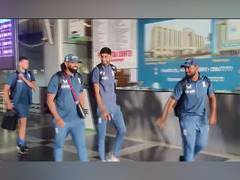 
      
      Uncapped spinner Shaoib Bashir arrives in Visakhapatnam
      
      