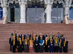 
      
      Diplomats hosted for special tour of BAPS Hindu Mandir, Abu Dhabi
      
      