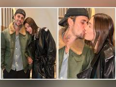 
      
      Couple goals: Justin Bieber kisses wife Hailey Bieber in new pic
      
      