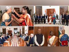 
      
      Budget 2024: Sitharaman calls on President Droupadi Murmu
      
      