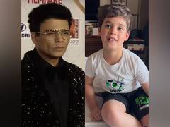 
      
      Karan Johar's son Yash turns into his hair critic
      
      