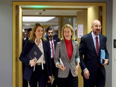 
      
      EU unanimously approves USD 54 bn aid package for Ukraine
      
      