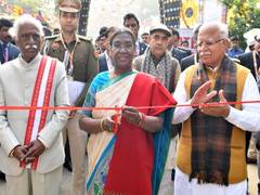 
      
      President Murmu inaugurates 37th Surajkund Crafts Mela
      
      