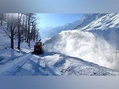 
      
      Snow clearance underway in parts of Lahaul-Spiti
      
      