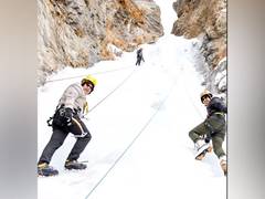 
      
      Kiren Rijiju tries alpine climbing in Ladakh
      
      