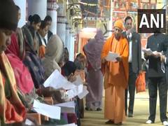 
      
      UP CM holds Janata Darshan at Gorakhnath temple premises
      
      