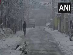 
      
      J-K: Heavy snowfall witnessed in Srinagar
      
      