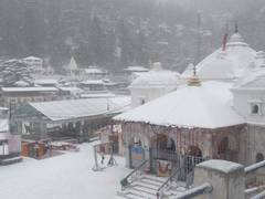 
      
      Uttarakhand: Gangotri Dham covered in white after heavy snowfall
      
      