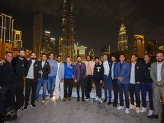 
      
      Kiccha, Sonu witness promo of CCL projected on Burj Khalifa
      
      