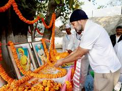 
      
      Nyay Yatra: Rahul pays tributes to 1857 revolt bravehearts 
      
      