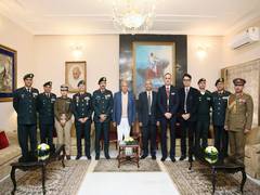 
      
      National Defence College officers courtesy call to Punjab Gover
      
      