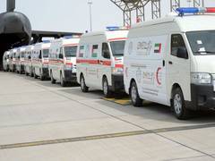 
      
      UAE sends ambulances to Egyptian city of Al Arish in Gaza Strip
      
      