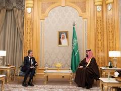 
      
      Blinken discusses Gaza humanitarian needs with Saudi Crown Prince
      
      