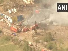 
      
      Harda fire incident: Firefighting operation underway
      
      