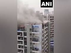 
      
      Fire breaks out at 11-storey residential building in Pune
      
      