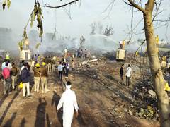 
      
      Madhya Pradesh: Firefighting operation still continues in Harda
      
      