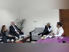 
      
      Israeli envoy Naor Gilon meets Rajasthan minister Kirodi Meena
      
      