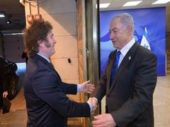
      
      Netanyahu meets with Argentinian President Javier Milei
      
      