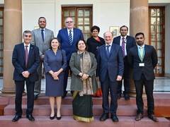 
      
      MoS Lekhi hosts farewell luncheon for Argentina's outgoing envoy
      
      