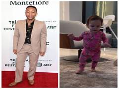 
      
      John Legend shares adorable video of daughter taking first steps
      
      