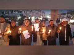 
      
      J-K terror attack: BJP workers, locals take out candlelight march
      
      