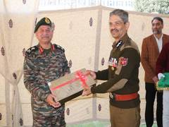 
      
      Lt Gen Upendra Dwivedi a great human being:  J-K DGP 
      
      